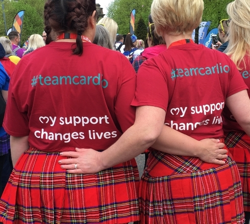 Kiltwalk t shirts