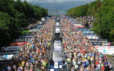 Great north run crowds