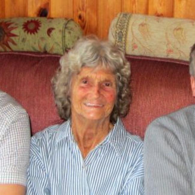 Scott with his dad and aunt